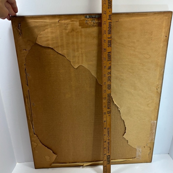 Vtg “Alice Knitting” Crewel Embroidery Framed Jessie Wilcox Smith Art 22x17” - Picture 8 of 10